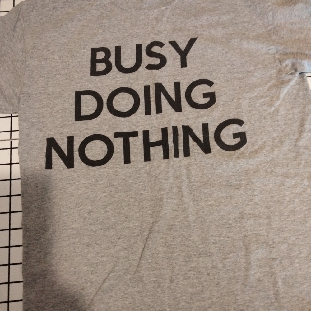 Gray sarcastic sayings t-shirt small
